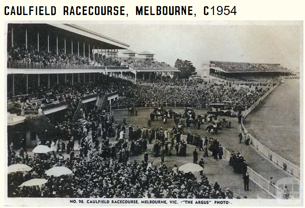 Caulfield Racecourse, Melbourne, 1954